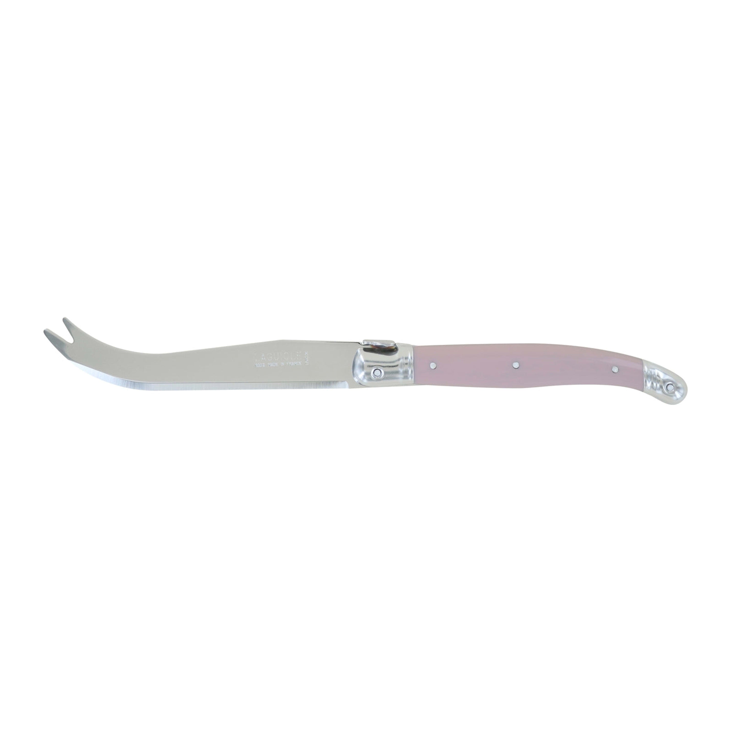 Laguiole André Verdier Debutant Cheese Knife - Pink
