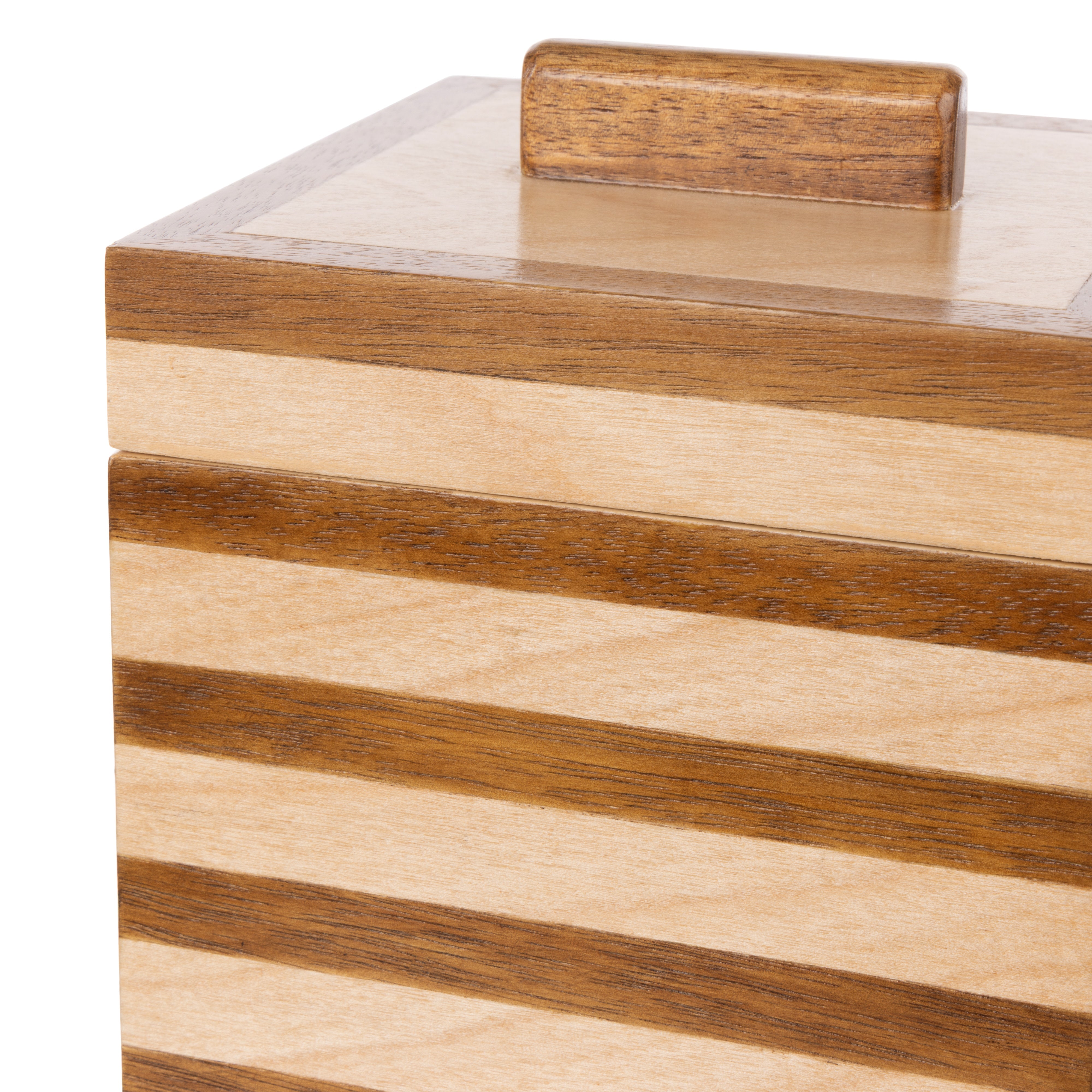 Academy Berg Decorative Box 2 Piece Set Light & Dark Timber