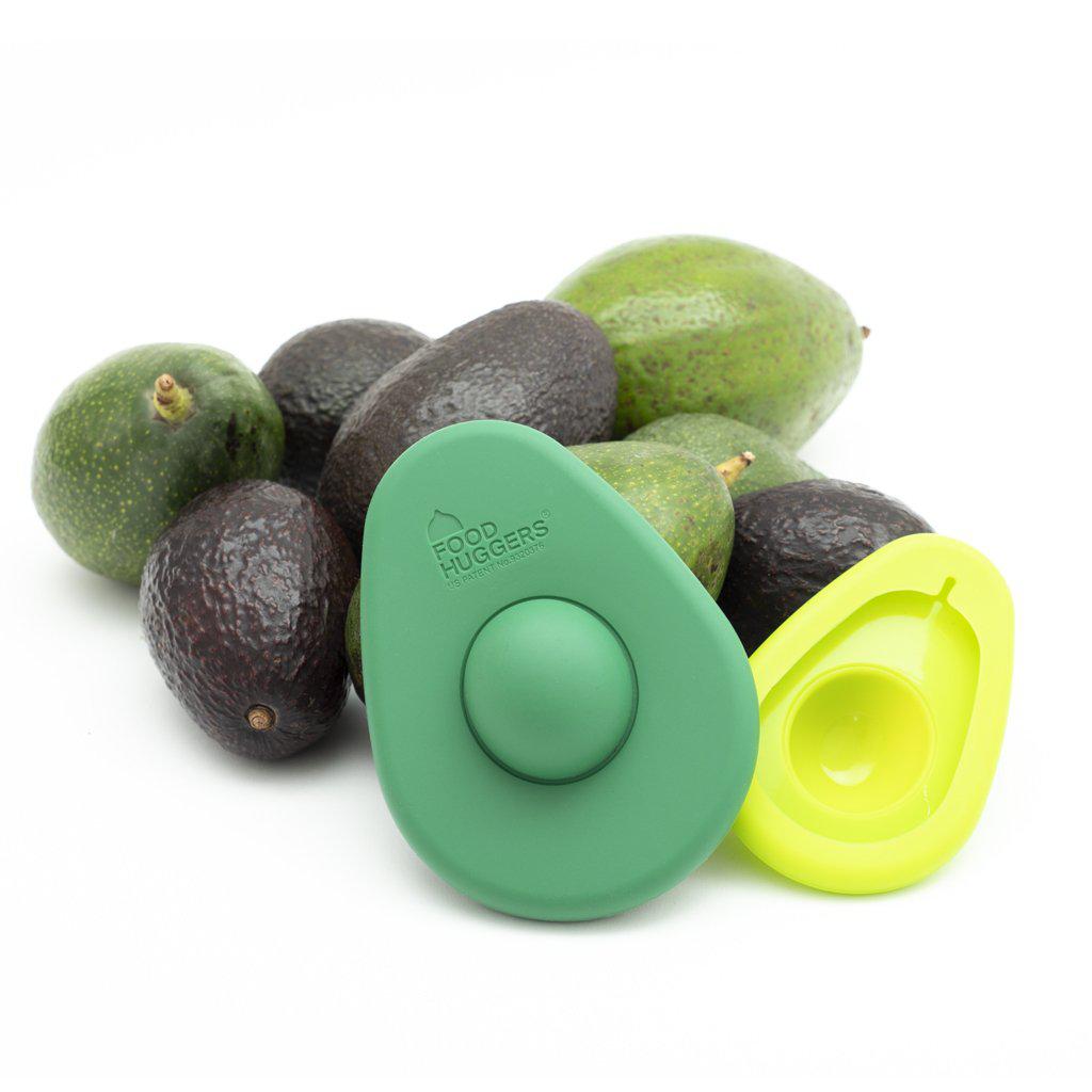 Food Huggers Avocado Hugger Set of 2 Fresh Green
