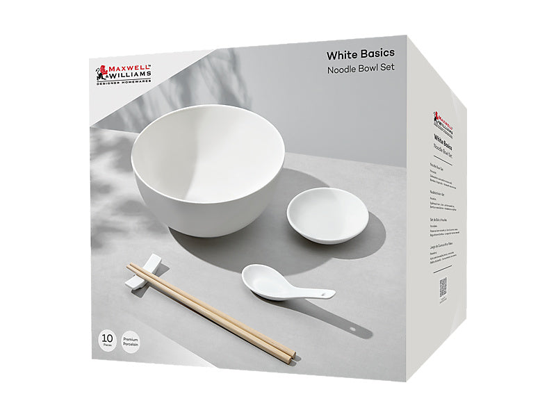 Maxwell & Williams White Basics Noodle Bowl Set 10 Piece