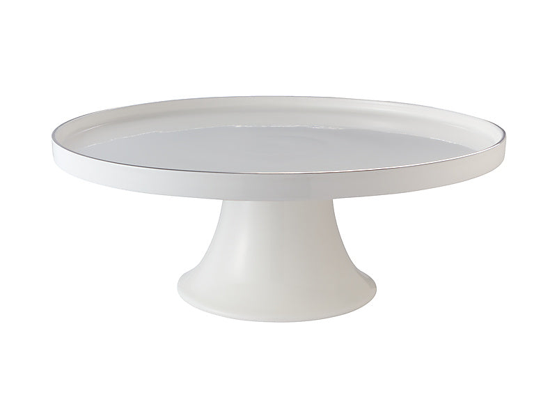 Maxwell & Williams White Platinum Footed Cake Stand 30cm