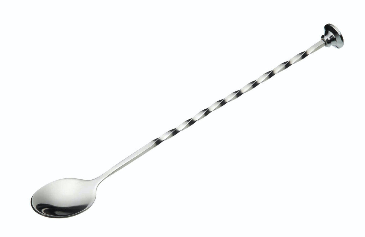 BarCraft Stainless Steel 28cm Cocktail Mixing Spoon