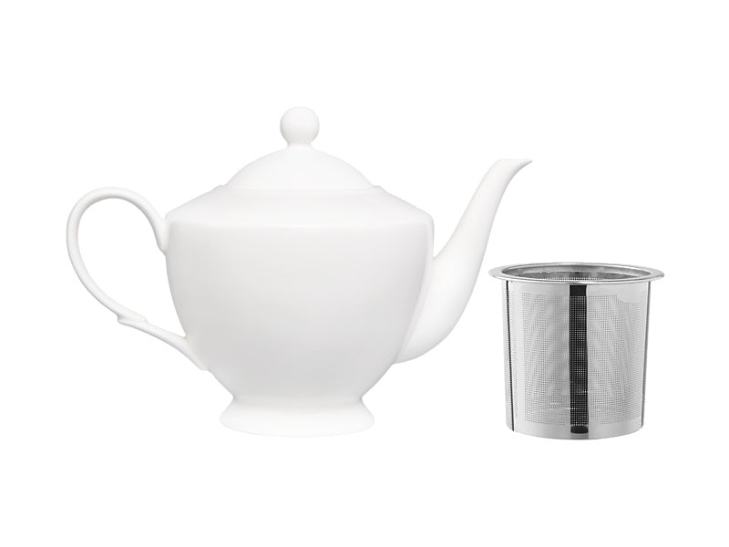 Maxwell & Williams White Basics Classic Teapot with Infuser 1L