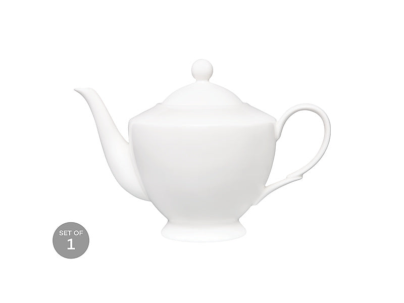 Maxwell & Williams White Basics Classic Teapot with Infuser 1L