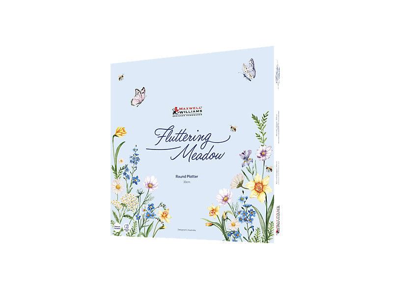 Maxwell & Williams Fluttering Meadow Round Platter 33cm