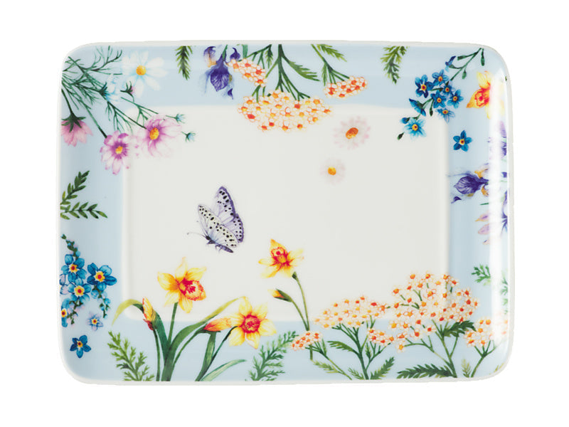 Maxwell & Williams Fluttering Meadow Butter Dish 17.5 x 13 x 11cm