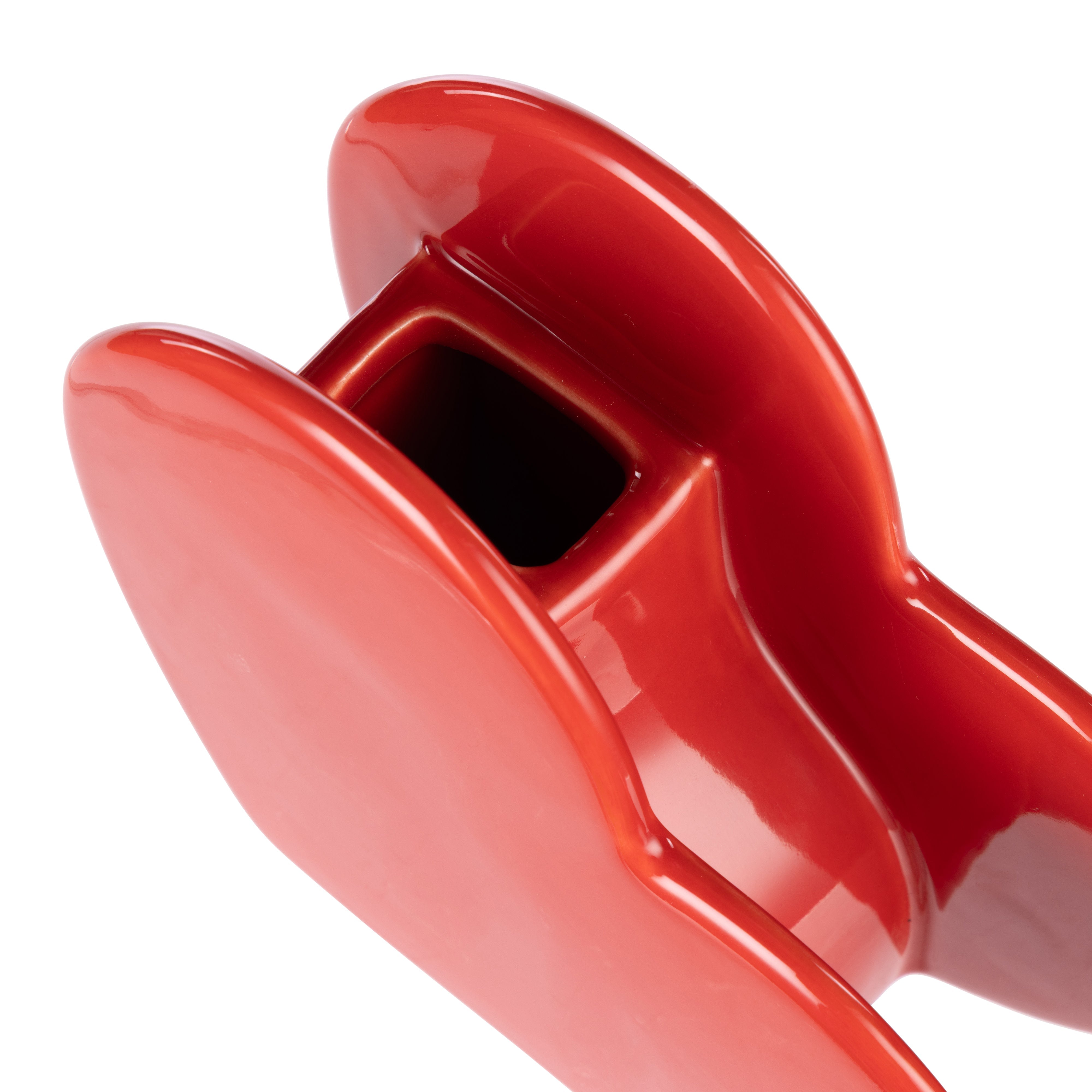 Emporium Sweetheart Vase Small Red