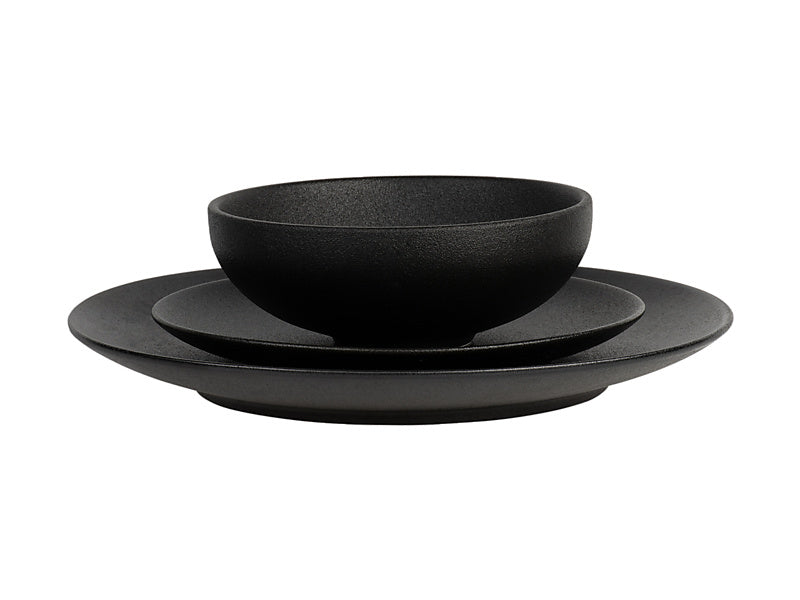 Maxwell & Williams Caviar Dinner Set Black 12 Piece
