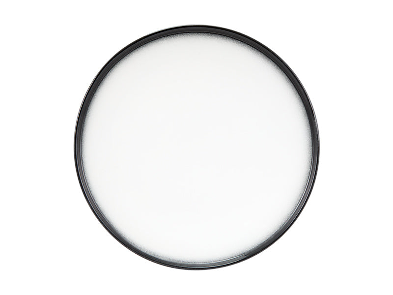 Maxwell & Williams Caviar Granite High Rim Plate Black & White 28cm