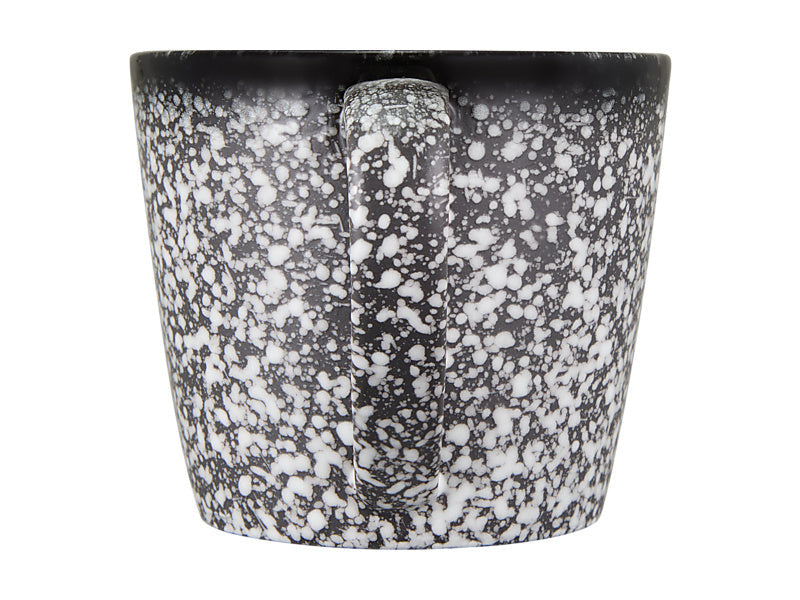 Maxwell & Williams Caviar Granite Conical Mug Black & White 420ml
