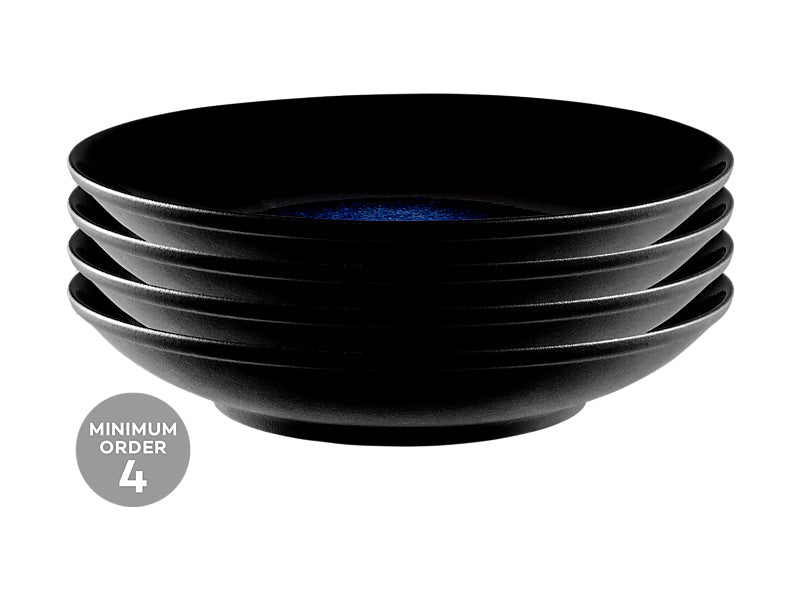 Maxwell & Williams Caviar Midnight Footed Bowl Blue 25 x 4.5cm