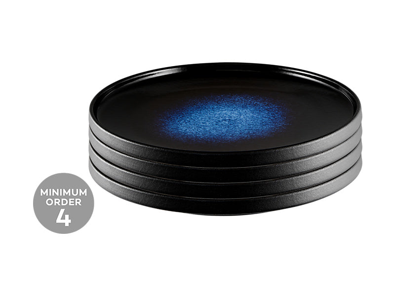 Maxwell & Williams Caviar Midnight High Rim Plate Blue 21cm
