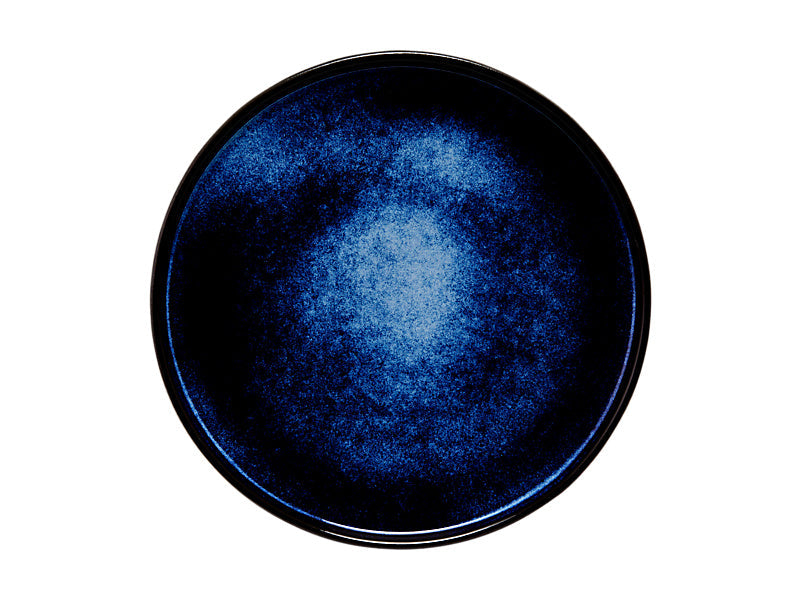 Maxwell & Williams Caviar Midnight High Rim Plate Blue 21cm