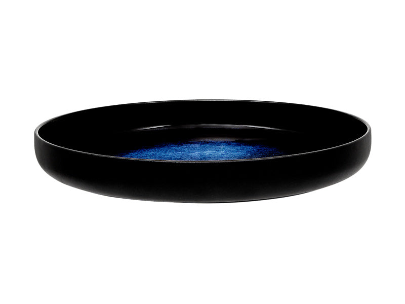 Maxwell & Williams Caviar Midnight High Rim Platter Blue 28cm