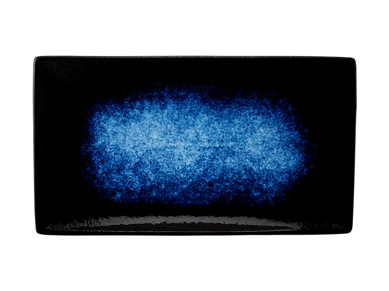 Maxwell & Williams Caviar Midnight Rectangular Platter Blue 34.5 x 19.5cm