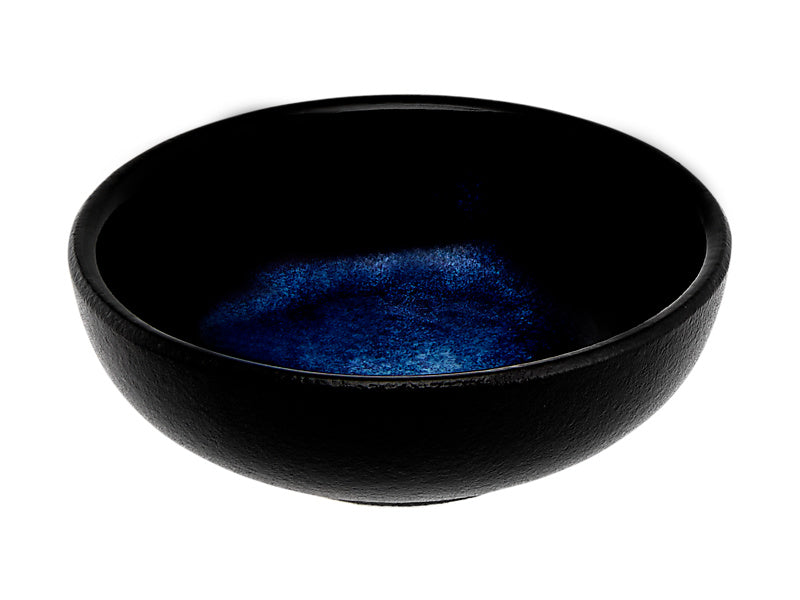 Maxwell & Williams Caviar Midnight Round Sauce Dish Blue 7cm