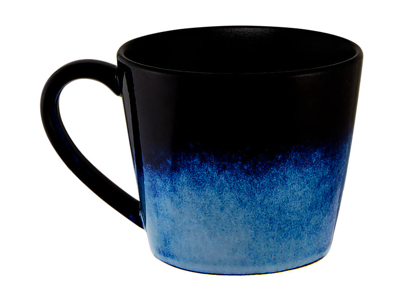 Maxwell & Williams Caviar Midnight Conical Mug Blue 420ml