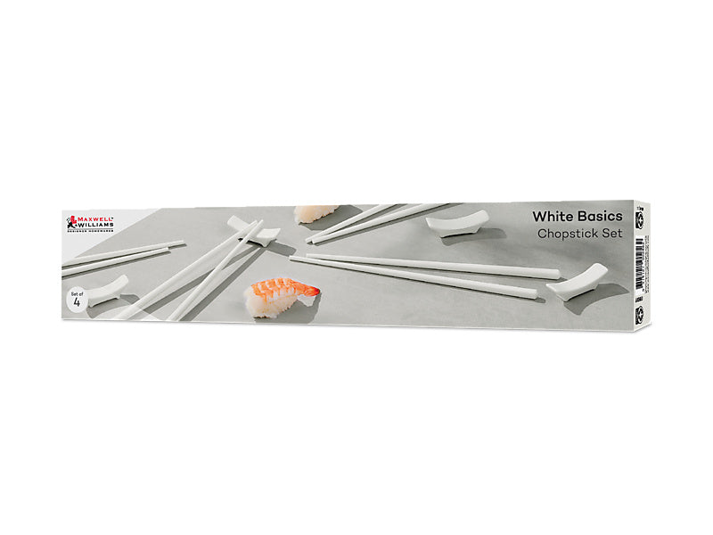 Maxwell & Williams White Basics Chopsticks 24.5cm 4 Piece