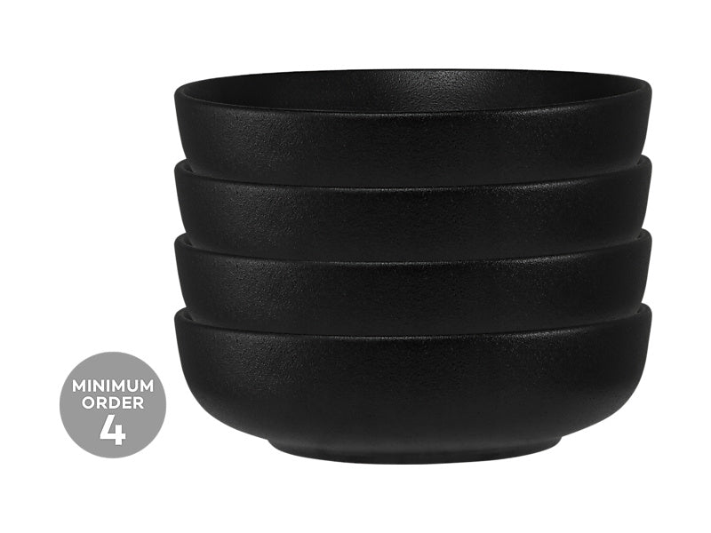 Maxwell & Williams Caviar Coupe Bowl Black 22 x 6cm
