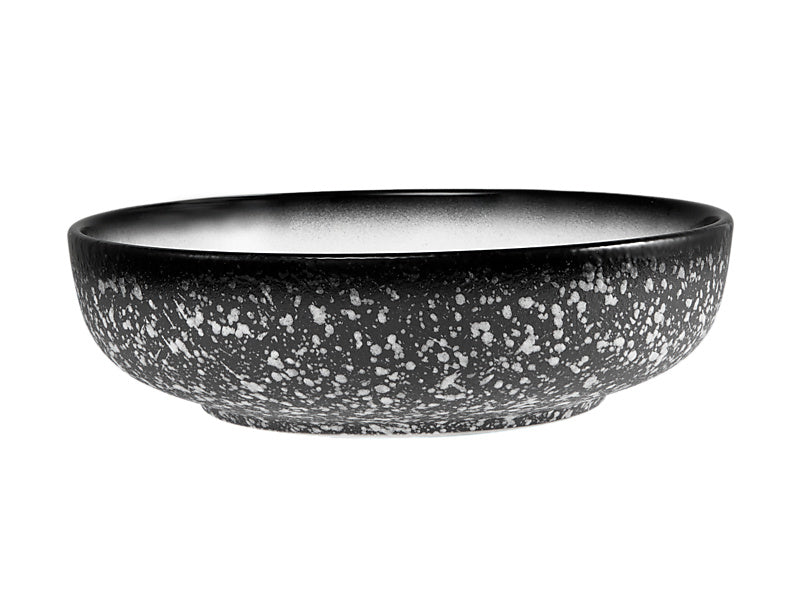 Maxwell & Williams Caviar Granite Coupe Bowl Black & White 22 x 6cm