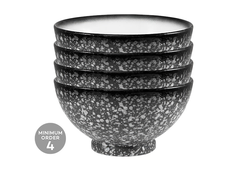 Maxwell & Williams Caviar Granite Noodle Bowl Black & White 17 x 9cm