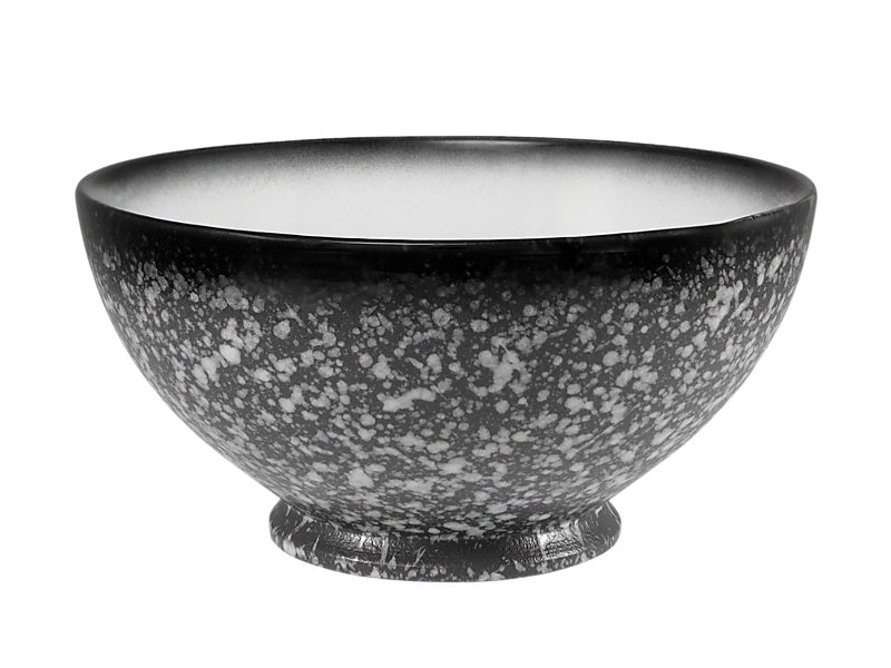 Maxwell & Williams Caviar Granite Noodle Bowl Black & White 17 x 9cm