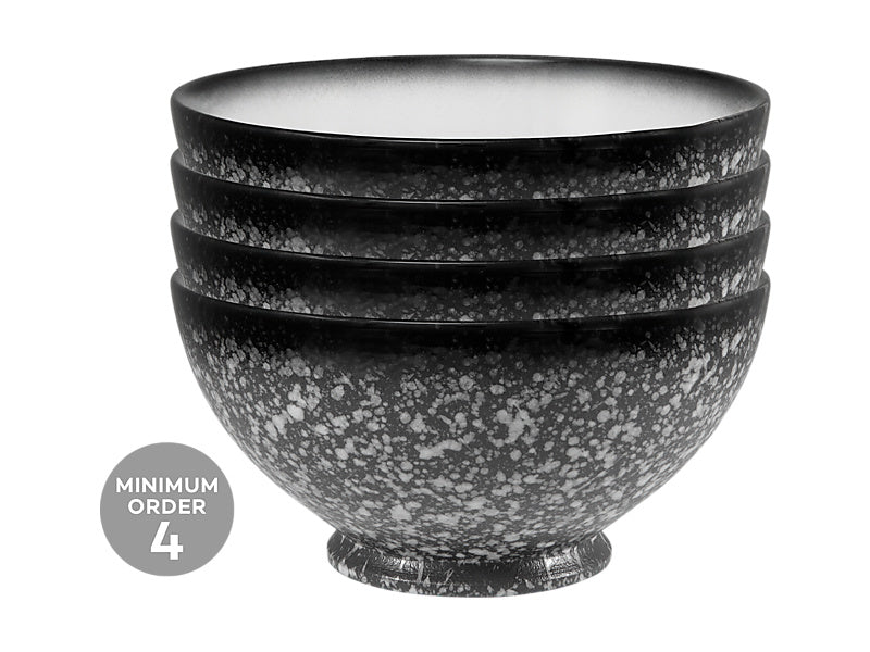 Maxwell & Williams Caviar Granite Noodle Bowl Black & White 17 x 9cm