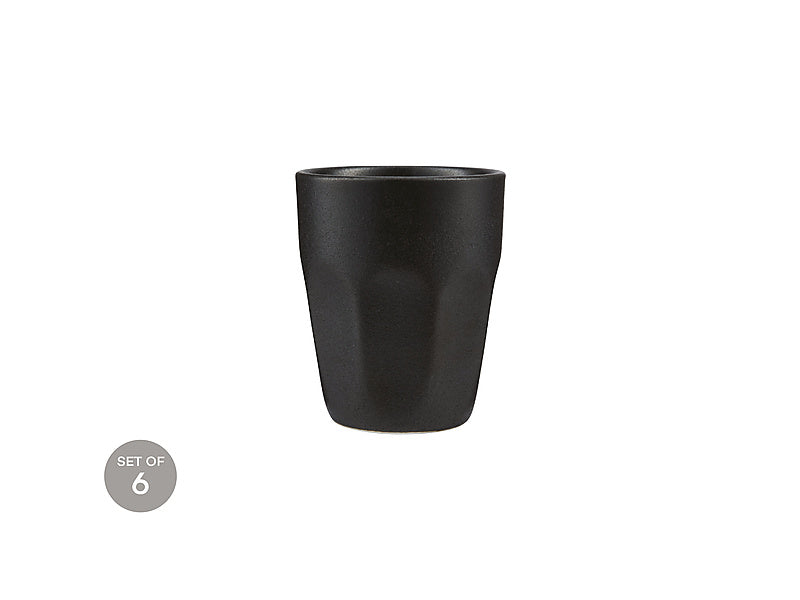 Maxwell & Williams Caviar Latte Cup Black 250ml