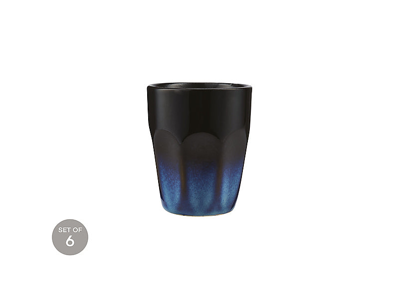 Maxwell & Williams Caviar Midnight Latte Cup Blue 250ml