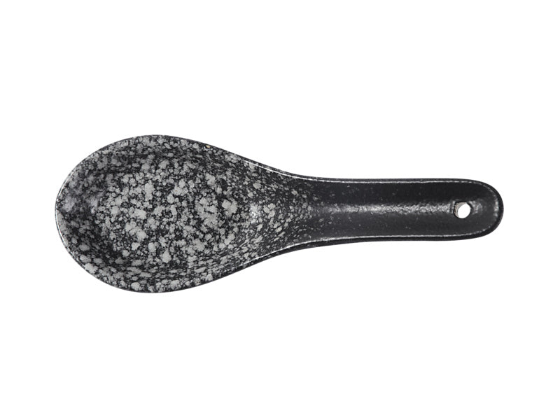 Maxwell & Williams Caviar Granite Spoon Black & White 13.5cm