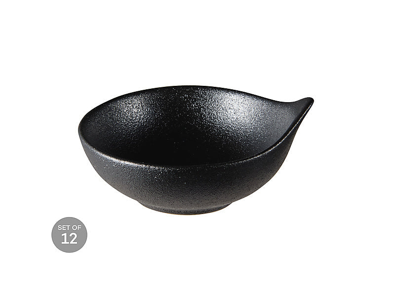 Maxwell & Williams Caviar Handled Sauce Bowl Black 10 x 4.5cm