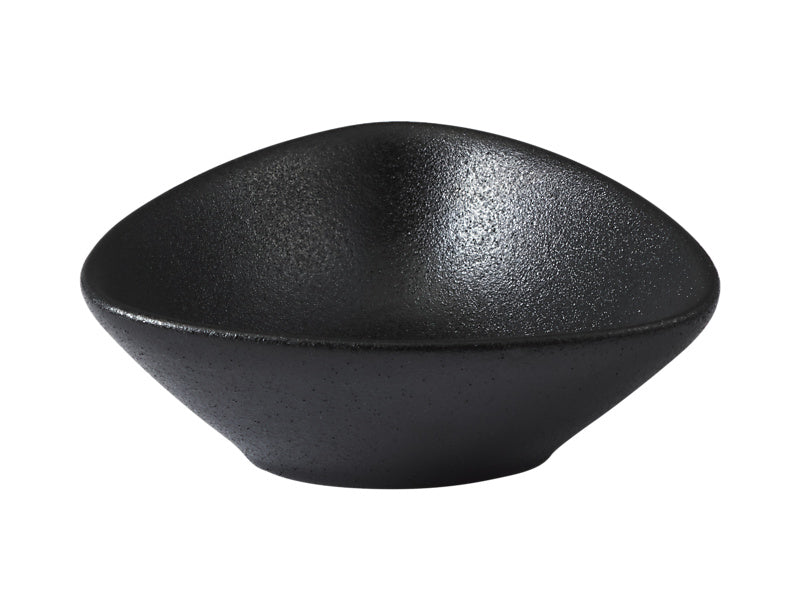 Maxwell & Williams Caviar Triangle Sauce Bowl Black 10 x 3.5cm
