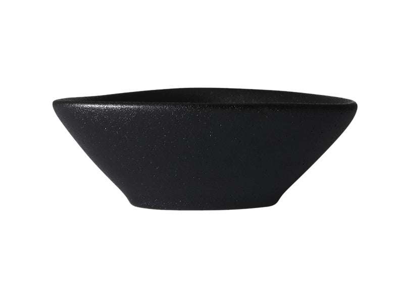 Maxwell & Williams Caviar Triangle Sauce Bowl Black 10 x 3.5cm