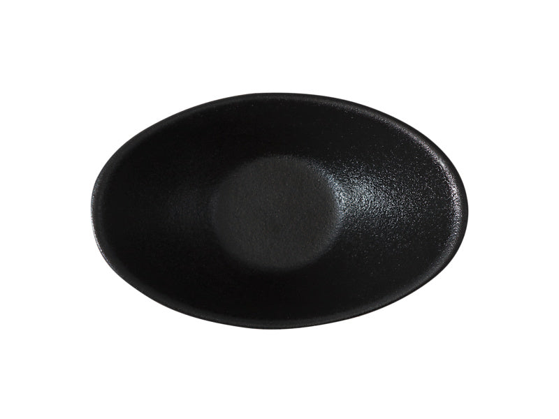 Maxwell & Williams Caviar Oval Sauce Bowl Black 11 x 4cm