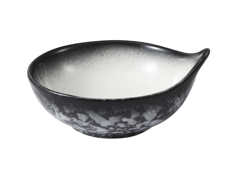Maxwell & Williams Caviar Granite Handled Sauce Bowl Black & White 10 x 4.5cm