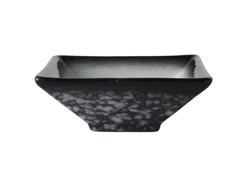 Maxwell & Williams Caviar Granite Square Sauce Bowl Black & White 8 x 3cm