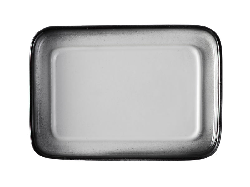 Maxwell & Williams Caviar Granite Butter Dish Black & White