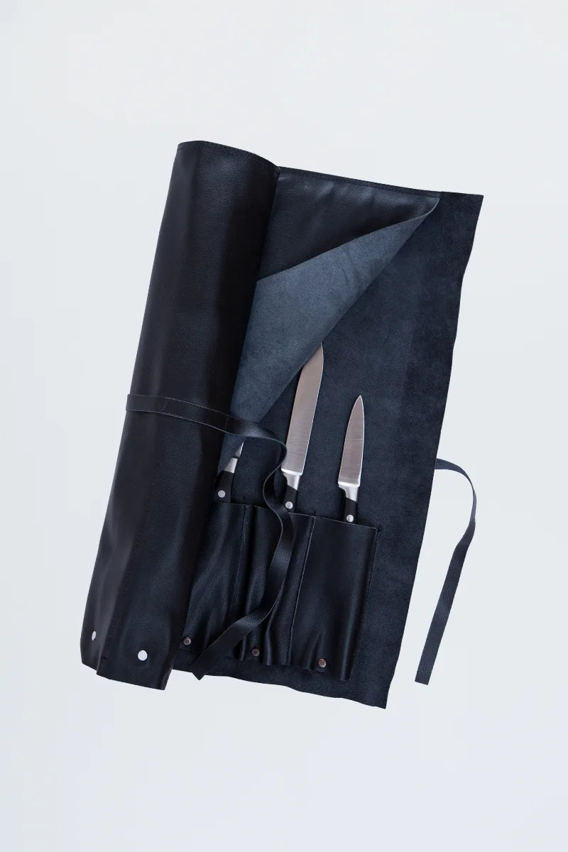 Aussie Chef Axil Leather 7 Pocket Black