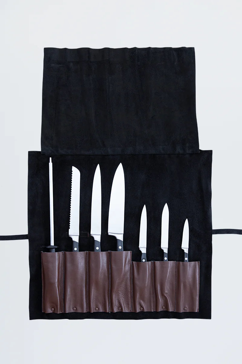 Aussie Chef Axil Leather 7 Pocket Brown