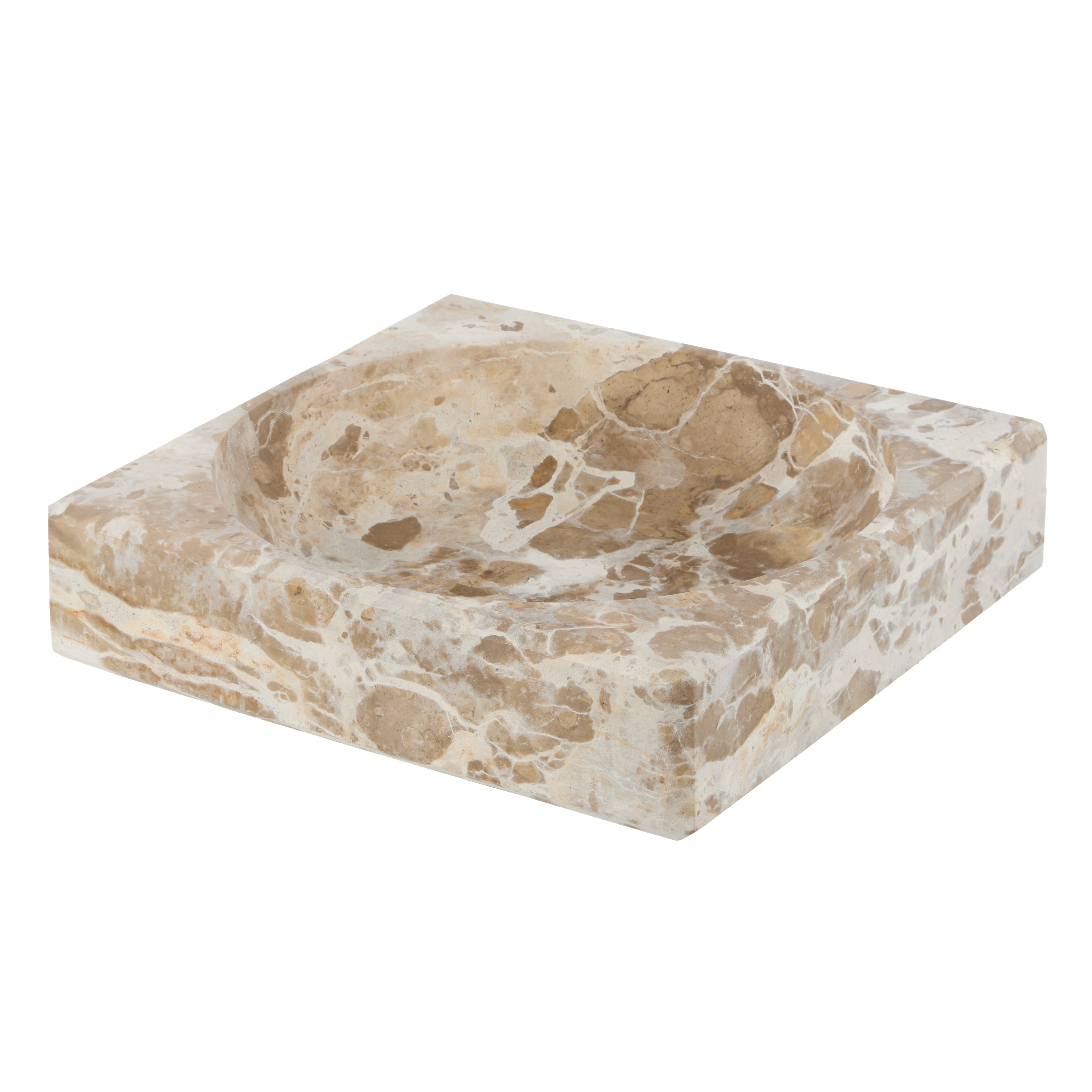 Grand Designs Carprani Marble Statement Bowl Chocolate