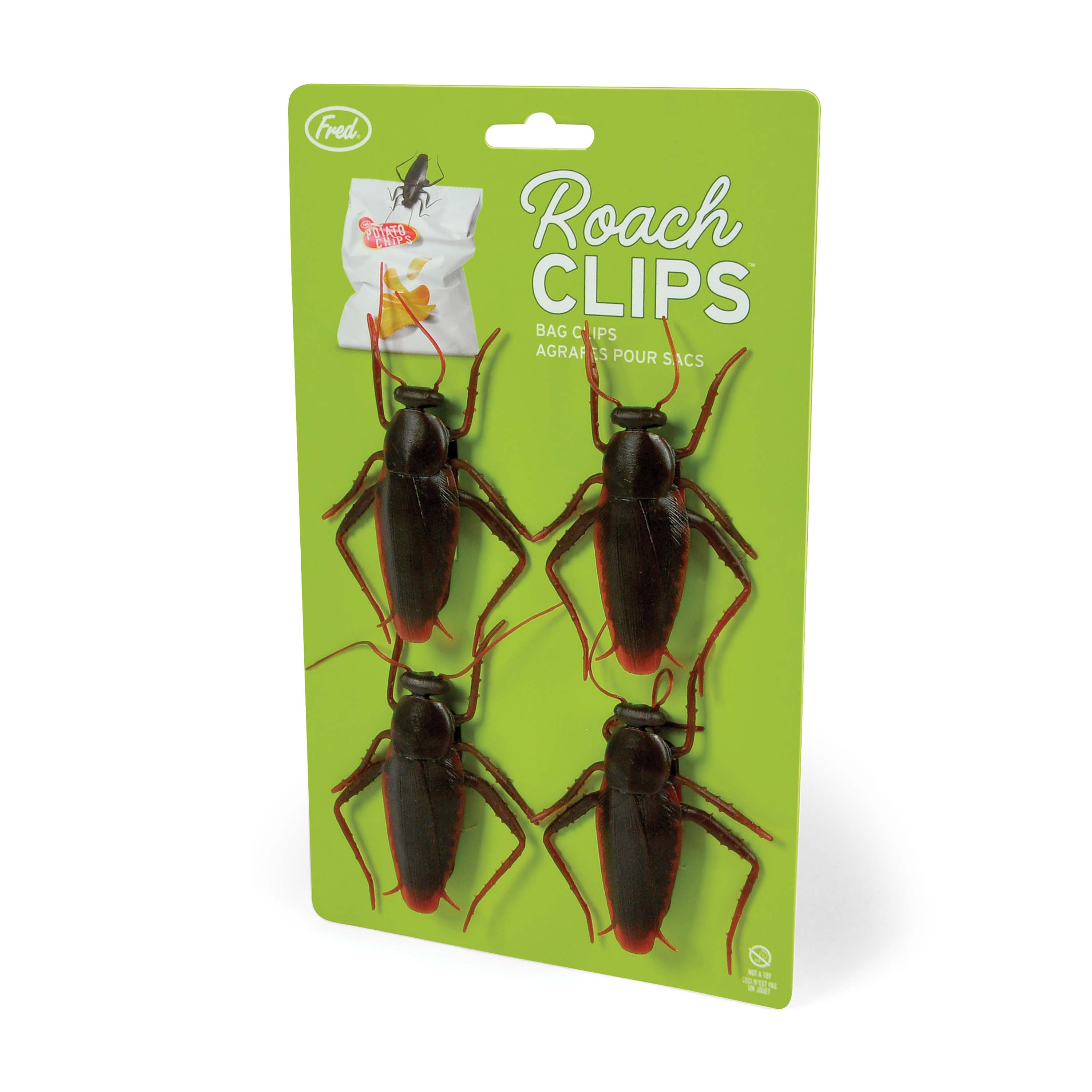 Fred Roach Clips Food Bag Clips Brown