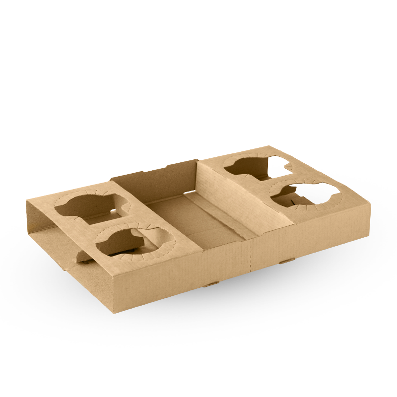 BioPak 2 & 4 Cup BioCup Paper Tray