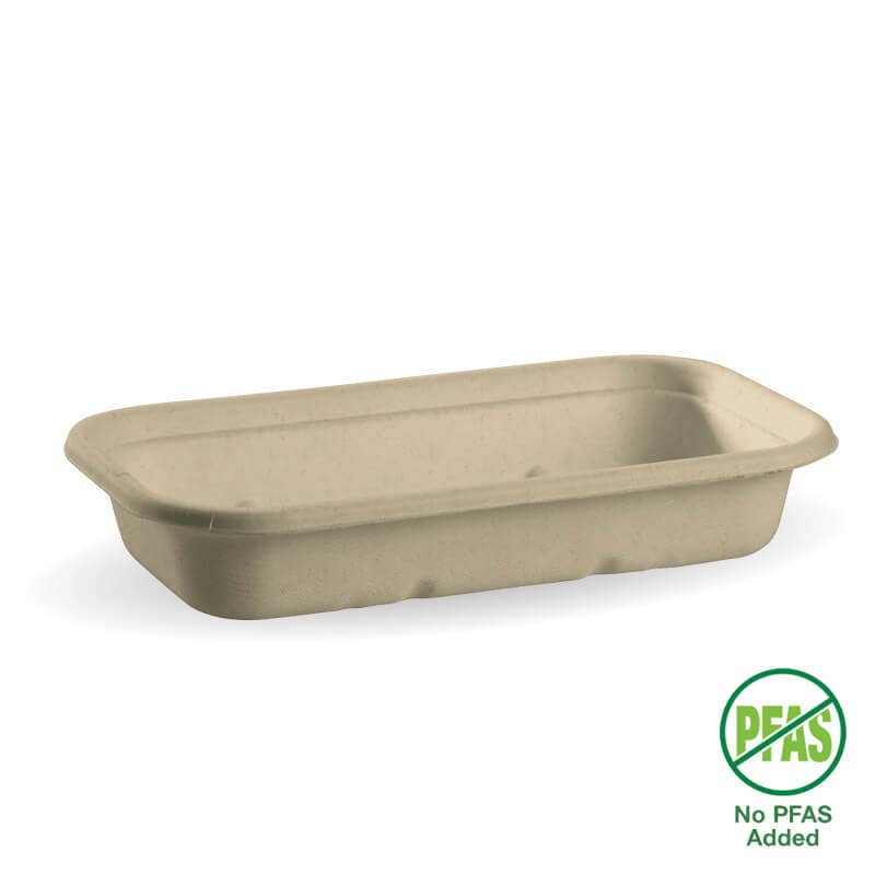 BioPak 750ml Natural Plant Fibre Takeaway Base