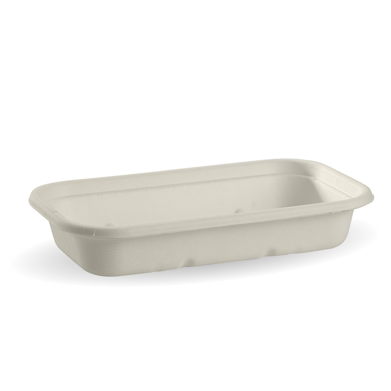 BioPak 750ml White Plant Fibre Takeaway Base