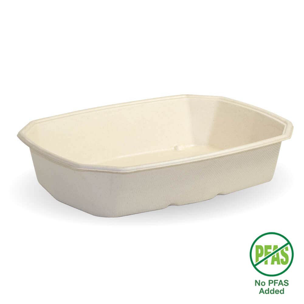 BioPak 950ml Natural Plant Fibre Octa Takeaway Base