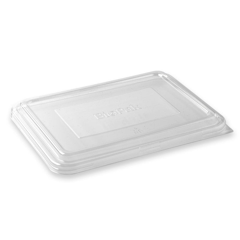 BioPak 2 & 3-Compartment Clear RPET Takeaway Lid