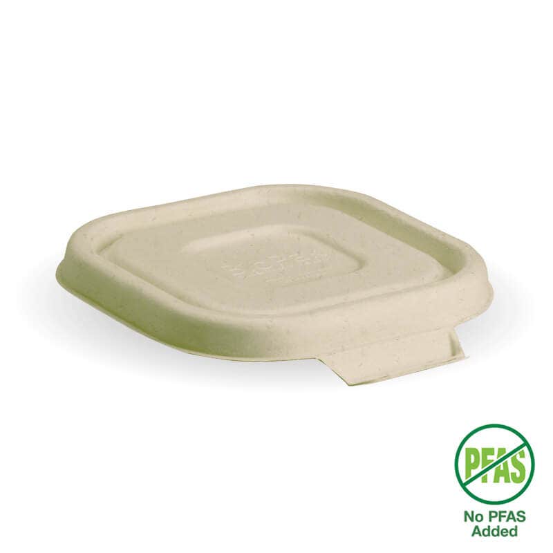 BioPak 280-630ml Natural Plant Fibre Takeaway Lid