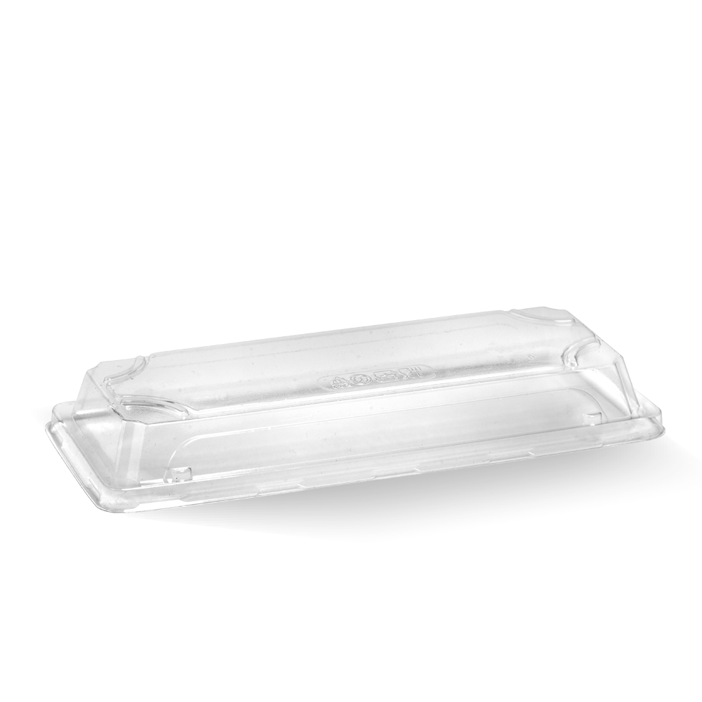 BioPak Long PLA Sushi Tray Lid (B-STL)