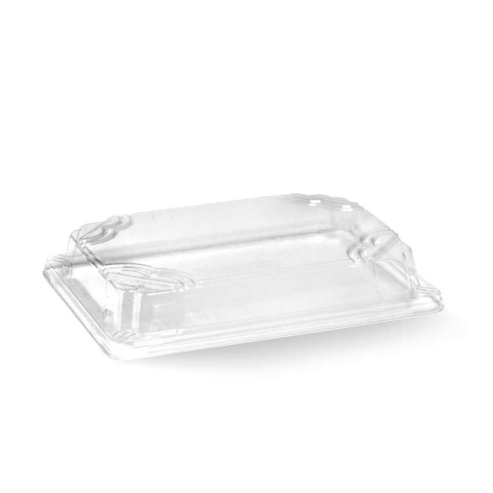 BioPak Medium Plant Fibre Sushi Tray PET Lid