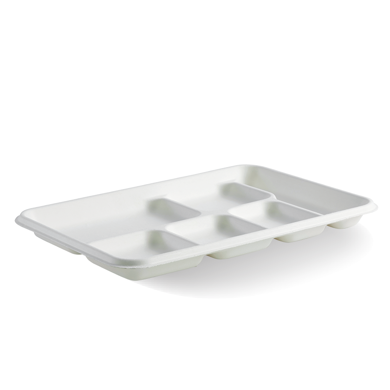 BioPak 6-Compartment Plant Fibre Tray